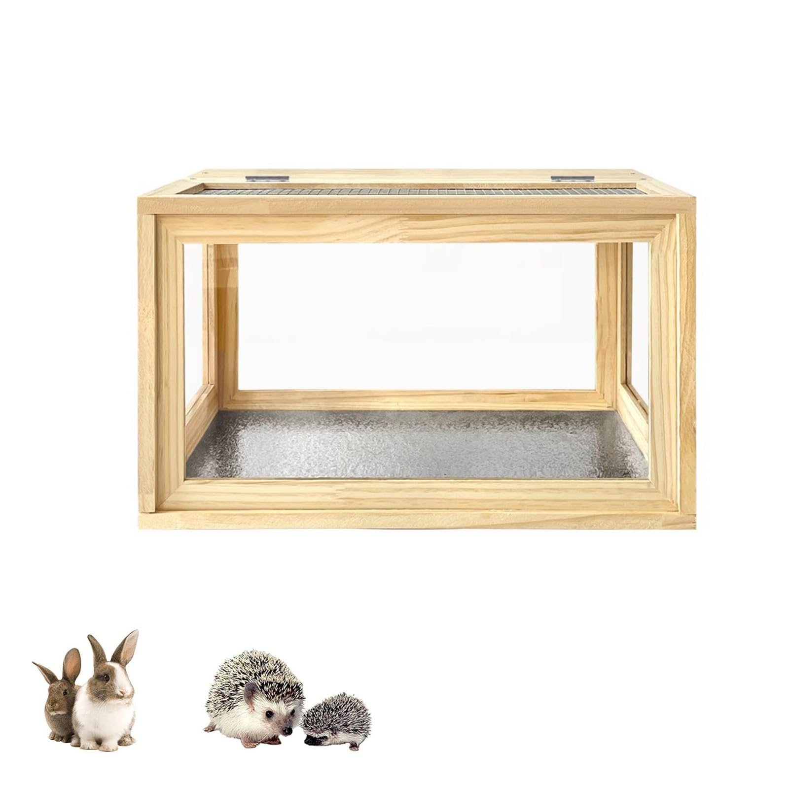 Amazon.co.jp: 木製 飼育ケージ、ハムスター ケージ 木製 アクリル